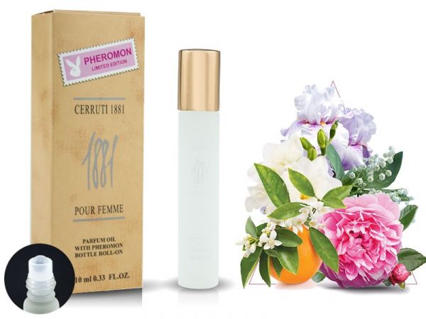 Perfume with pheromones (oil) Cerruti 1881 Pour Femme, 10 ml